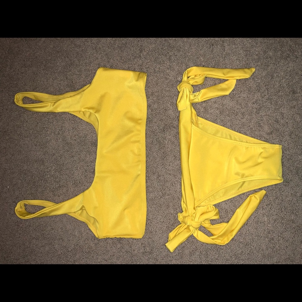yellow bikini set
